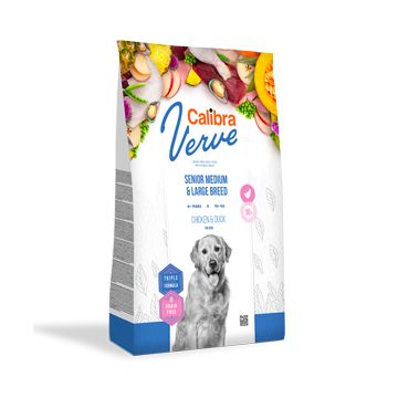 Calibra Dog Verve GF Senior M and L Chicken and Duck 2 kg