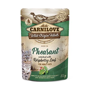 Carnilove Cat Pouch Rich in Pheasant With Raspberry Leaves 85 g