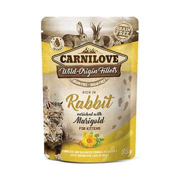 Carnilove Cat Pouch Rich in Rabbit With Marigold 85 g