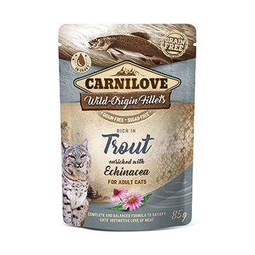 Carnilove Cat Pouch Rich in Trout With Echinacea 85 g