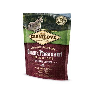 Carnilove Duck and Pheasant for Adult Cats - Hairball Control 400 g