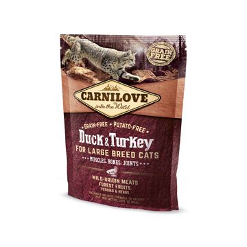 Carnilove Duck and Turkey for Large Breed Cats - Muscles, Bones, Joints 400 g