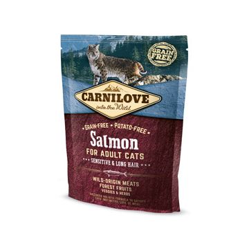 Carnilove Salmon for Adult Cats - Sensitive and Long Hair 400 g