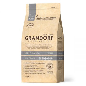 GD-Cat - Rabbit & Brown Rice - Adult Sterilized - 2 kg