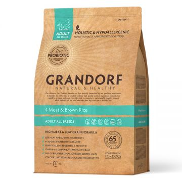 GD-Dog - 4 Meat & Brown Rice - Adult All Breeds - 3 kg