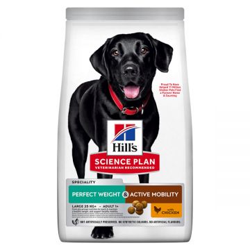 Hill's Science Plan Canine Adult Perfect Weight & Active Mobility Large Breed Chicken 12 kg