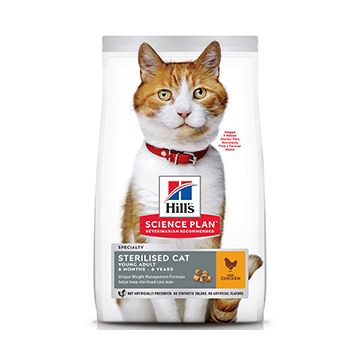 Hills SP Feline Young Adult Sterilised Chicken 85 g (plic)