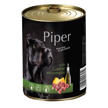 Hrana umeda Piper Adult, Vanat si Dovleac, Pachet 7 X 400 g