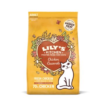 Lilys Kitchen Cat Chicken Casserole Adult Dry Food 800 g