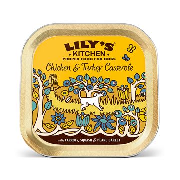 Lilys Kitchen Chicken and Turkey Casserole Tray 150 g