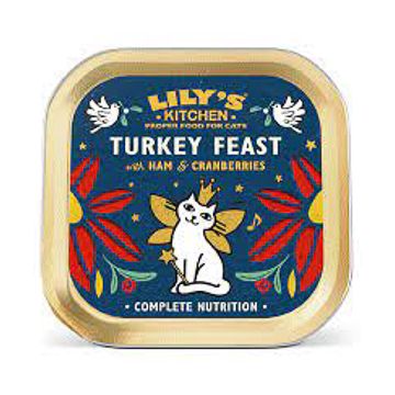 Lilys Kitchen Christmas Turkey and Ham Feast for Cats 85 g