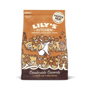 Lilys Kitchen for Dogs Dog Chicken and Duck Countryside Casserole Adult Dry Food 7 kg