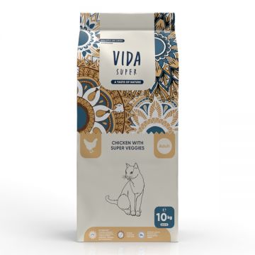 Vida Super Chicken with Super Veggies Adult Cat 10 kg