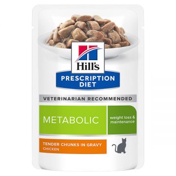 Hill's PD Feline Metabolic 85 g (plic), Set 12 X 85 gr