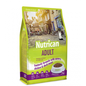 Nutrican Adult, Hrana uscata pentru pisici, 2 kg