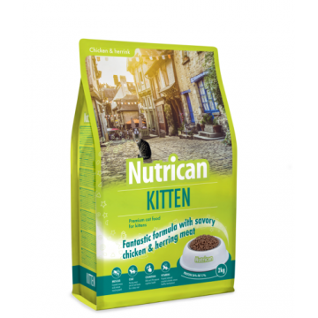 Nutrican Kitten, Hrana uscata pentru pisici, 2 kg