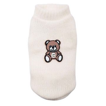 Pulover Teddy Bear - XS - Crem