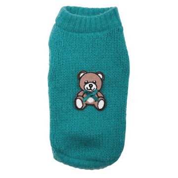 Pulover Teddy Bear - XS - Verde