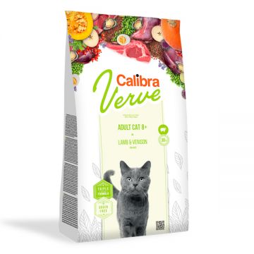 Calibra Cat Verve GF Mature 8 plus Lamb and Venison 750 g