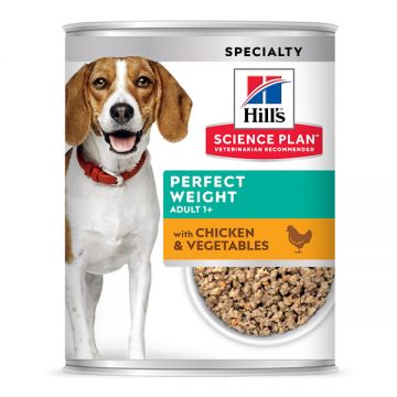 Hill's SP Canine Adult Perfect Weight Chicken and Vegetables 363 g (conserva)