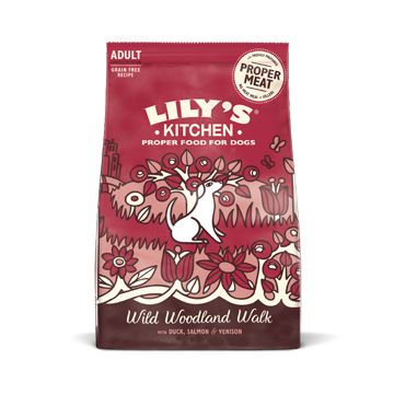 Lily's Kitchen for Dogs Dog Duck, Salmon and Venison Wild Woodland Walk Adult Dry Food 12 kg