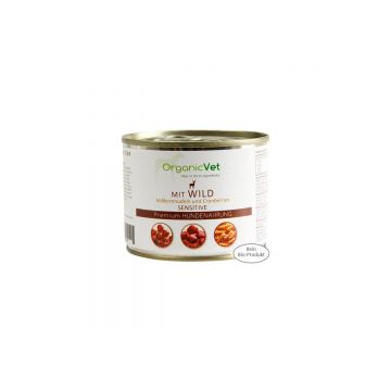 OrganicVet - Vanat, Paste, Merisoare - 200g