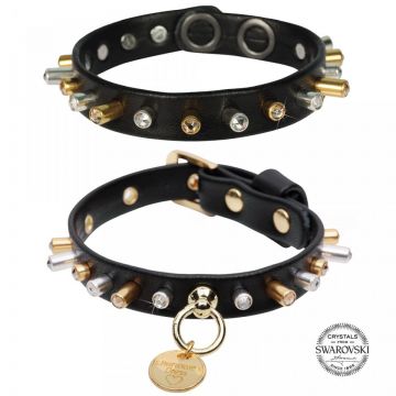 Bratara Sparkling Stud in Black - Negru