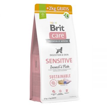 Brit Care Dog Sustainable Sensitive 12 + 2 kg