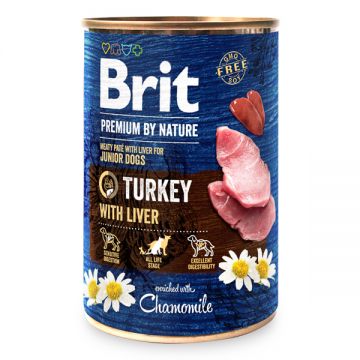 Brit Premium by Nature Turkey with Liver 400 g conserva