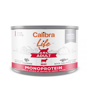 Calibra Cat Life can Adult Beef 200 g