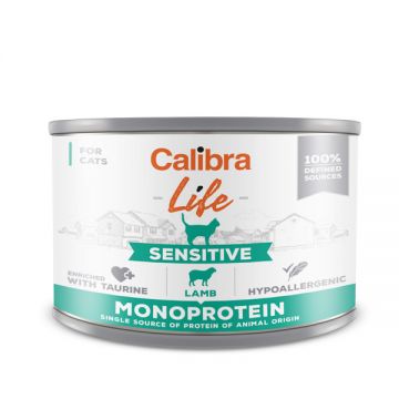 Calibra Cat Life can Sensitive Lamb 200 g