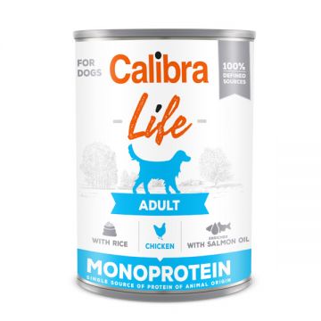 Calibra Dog Life can Adult Chicken with Rice 400 g