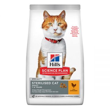 Hill's SP Feline Adult Sterilised Chicken 3 kg