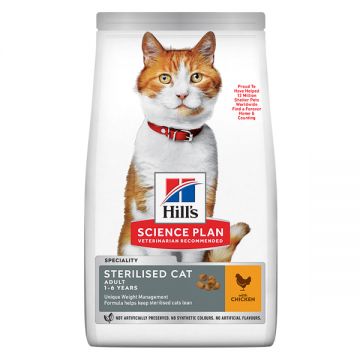 Hill's SP Feline Adult Sterilised Chicken 300 g