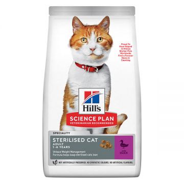 Hill's SP Feline Adult Sterilised Duck 3 kg