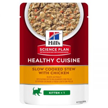 Hill's SP Feline Kitten Chicken & Vegetables Stew 80 g