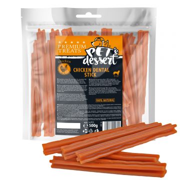 Pet s Desert Dog Chicken Dental Stick 500g LSDC-36