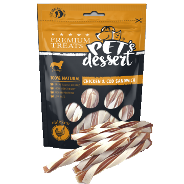 Pet s Desert Dog ChickenCod Sandwich 80g LSC-42