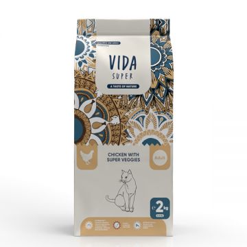 Vida Super Chicken with Super Veggies Adult Cat 2 kg