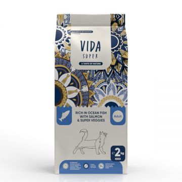 Vida Super Rich in Ocean Fish with Salmon & Super Veggies Adult Cat 2 kg