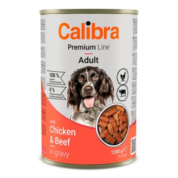 Calibra Dog Premium Can with Chicken & Beef 1240 g