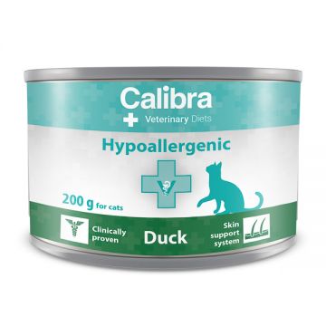 Calibra VD Cat Can Hypoallergenic Duck 200 g