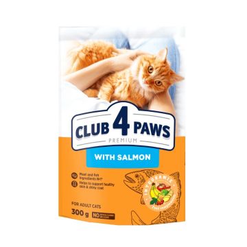 Club 4 Paws Cat - Hrana uscata premium - Somon - 300g