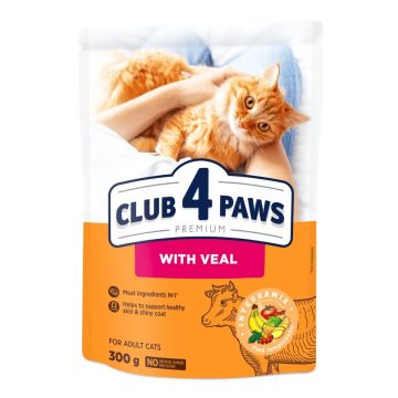 Club 4 Paws Cat - Hrana uscata premium - Vita - 300g