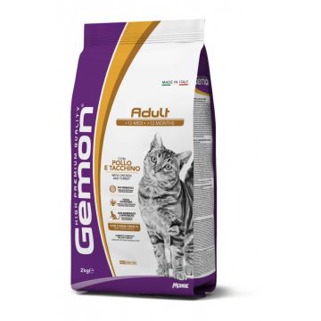 Gemon Cat - Hrana uscata completa - Pui si Curcan - 2kg