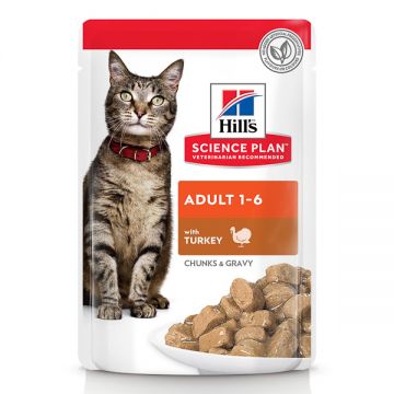 Hill's SP Feline Adult Turkey 85 g (plic) (PROMO)