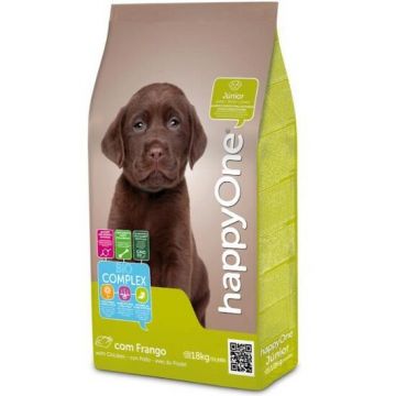 Hrană uscată pentru câine junior HappyOne, 18 kg
