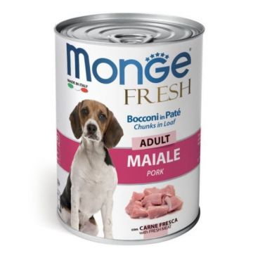 Monge Fresh Chunks Adult, Porc, 400 g