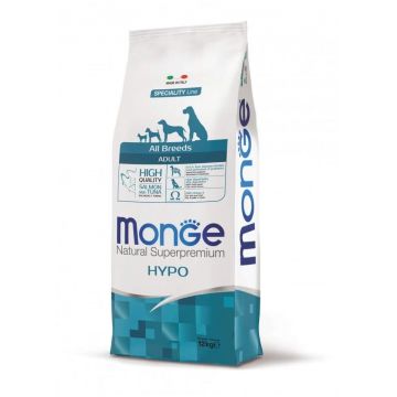 Monge Natural Superpremium Hypoallergenic Adult All Breeds, Somon si Ton, 12 kg