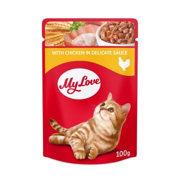 My Love Cat - Hrana umeda completa - Pui - 100g